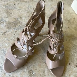Nude stiletto heels